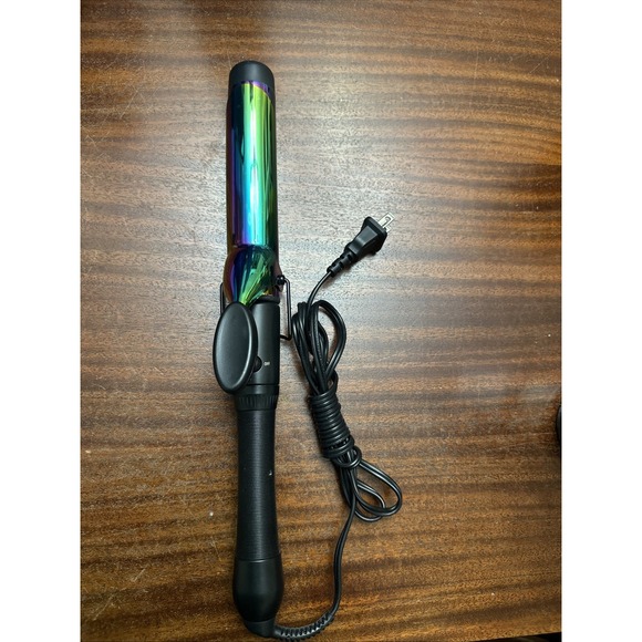 Infiniti Pro by Conair Rainbow Titanium 1 1/4 Curling Wand, Rainbow Finish WORKS - Picture 1 of 6